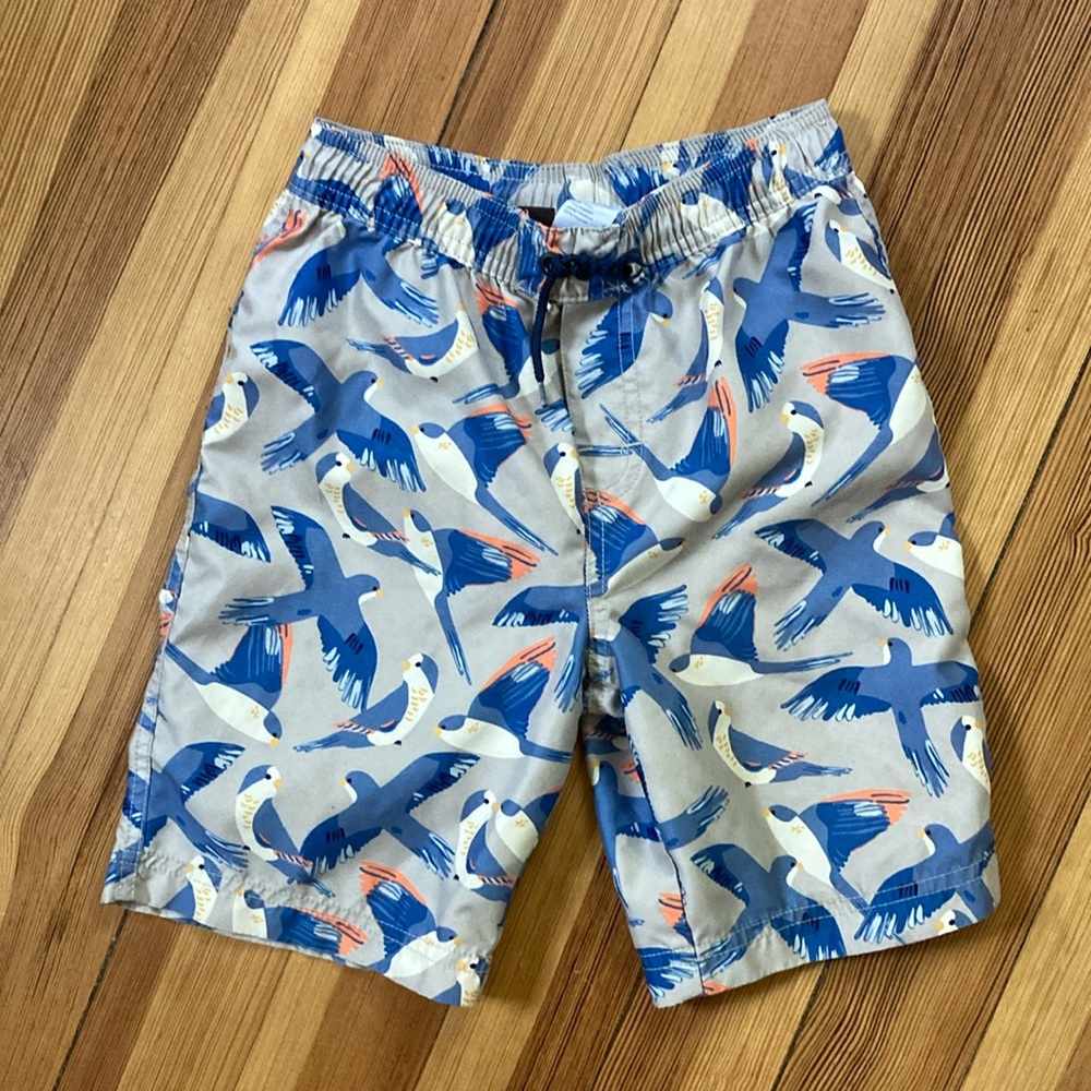 Unique Swallow patterned board shorts